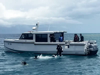 Recuperan los últimos cuerpos de los buzos italianos atrapados en una cueva submarina en las Maldivas
