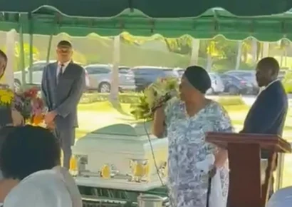 Madre de Omar Tejeda provoca debate en sepelio