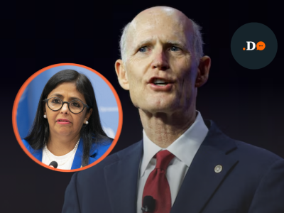 Senador estadounidense Rick Scott pide restaurar sanciones contra Delcy Rodríguez tras muerte de preso político