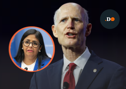 Senador estadounidense Rick Scott pide restaurar sanciones contra Delcy Rodríguez tras muerte de preso político