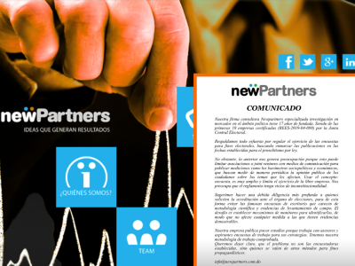 Newpartners alerta sobre posibles vicios de inconstitucionalidad en reglamento de encuestas