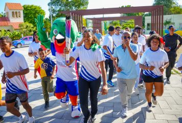 Neiba recibe la antorcha de los Juegos Centroamericanos