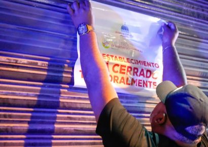 Interior y Policía realiza operativos simultáneos que dejan seis negocios cerrados y múltiples notificaciones
