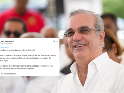 Abinader felicita a madres dominicanas en su día