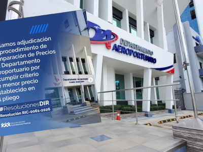 DGCP anula adjudicación en licitación del Departamento Aeroportuario