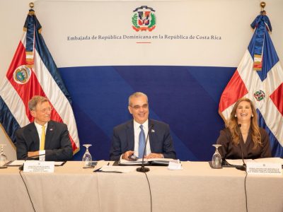 Abinader promueve inversión dominicana en Costa Rica