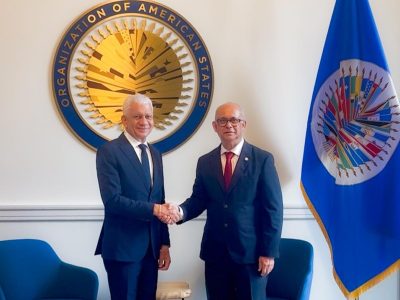 OEA destaca propuesta de República Dominicana contra las drogas sintéticas en reunión con el presidente del Senado