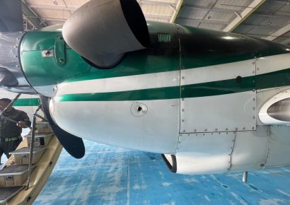 Avión de la Policía atacado a tiros en Ocaña