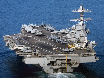 Portaaviones Gerald R. Ford regresa tras despliegue récord