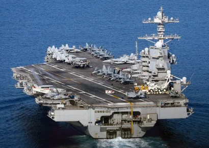 Portaaviones Gerald R. Ford regresa tras despliegue récord