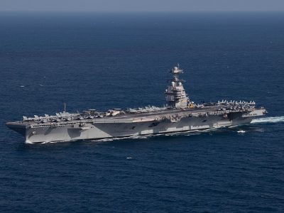 USS Gerald Ford regresa a Virginia tras despliegue récord