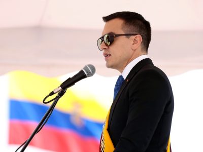 Presidente Noboa llega a su primer año de gestión entre lucha contra el crimen y tensiones políticas