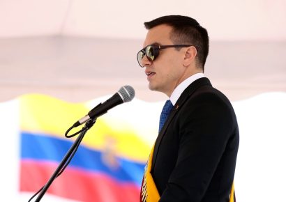 Presidente Noboa llega a su primer año de gestión entre lucha contra el crimen y tensiones políticas
