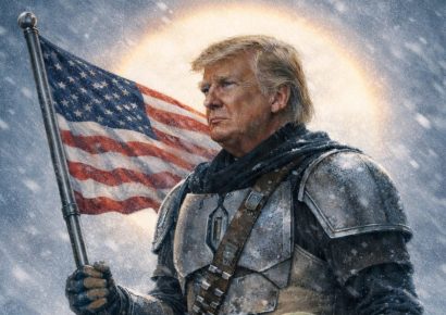 Casa Blanca celebra Star Wars con Trump como Mandalorian