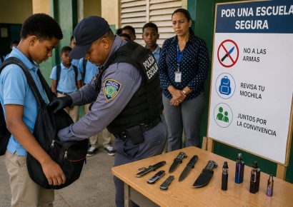 ADP pide mayor vigilancia en mochilas escolares tras hallazgo de armas blancas en planteles