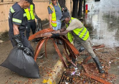 Alcaldía del Distrito Nacional continúa trabajos para mitigar incidencia de vaguada