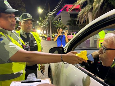 DIGESETT detecta 54 conductores ebrios y detiene a 11 personas en operativos de alcoholemia