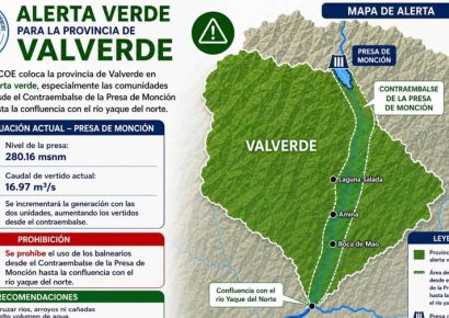 COE emite alerta verde en Valverde
