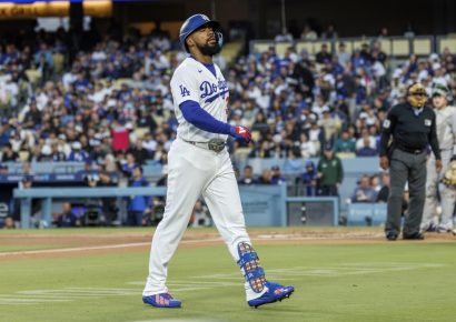 Dodgers pierden a Teoscar Hernández por lesión en la corva