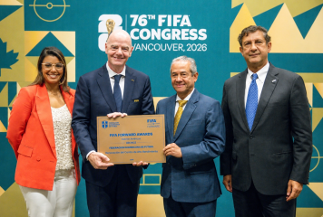 FIFA reconoce a FDF con bronce en Forward Awards 2026