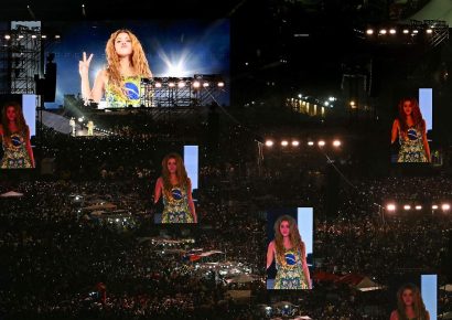 Shakira reunió a dos millones en Copacabana