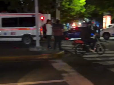 Accidente en el Distrito Nacional en la Rómulo Betancourt con Núñez de Cáceres deja un muerto y una mujer herida