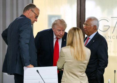 Trump arremete contra Meloni tras negar ella que le “suplicó” una foto en el G7