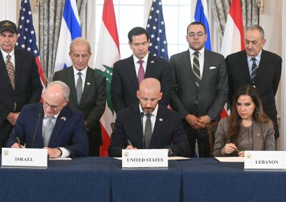 Israel y Líbano acuerdan un marco de paz con mediación de Estados Unidos