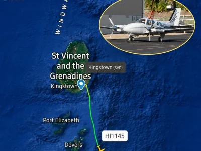 Autoridades investigan desaparición de aeronave HI-1145 en el Caribe