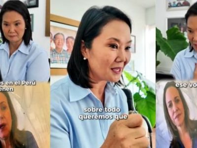 Machado y Fujimori advierten sobre los peligros de replicar el modelo venezolano en Perú