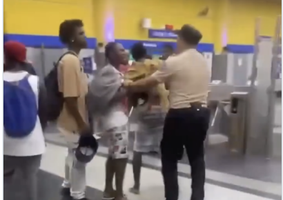 Tensión en el Metro de Santo Domingo por intento de evasión de pago