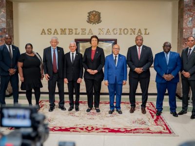 Congreso Nacional recibe a la presidenta de Surinam, Jennifer Geerlings-Simons, en visita oficial