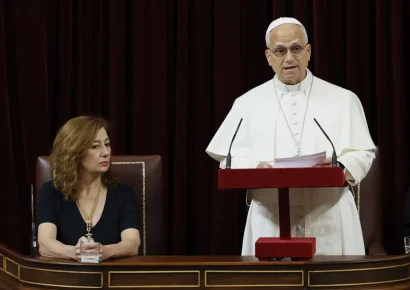 Discurso del Papa León XIV en el Congreso de los Diputados en España: defiende la vida