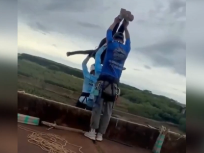 Cierran puente en Brasil tras la muerte de una joven lanzada al vacío sin cuerdas durante salto extremo