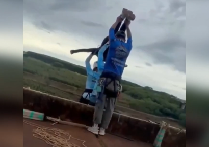 Cierran puente en Brasil tras la muerte de una joven lanzada al vacío sin cuerdas durante salto extremo