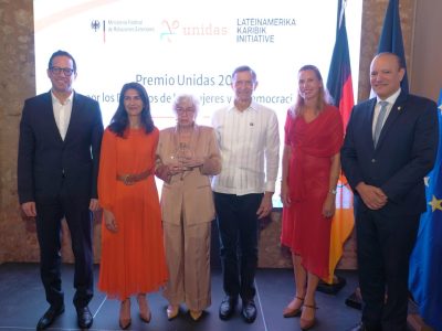Milagros Ortiz Bosch se convierte en la primera dominicana en recibir el Premio Unidas por los Derechos de las Mujeres