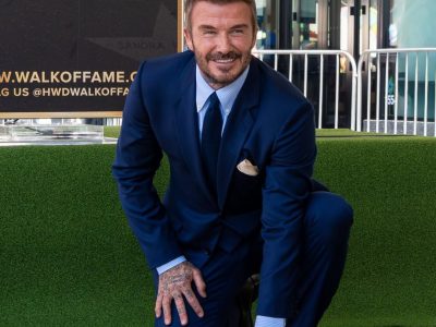 David Beckham recibió estrella en el Paseo de la Fama de Hollywood