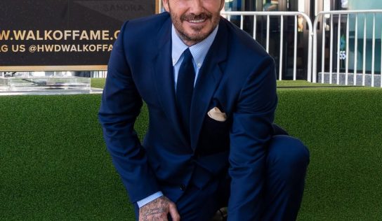 David Beckham recibió estrella en el Paseo de la Fama de Hollywood