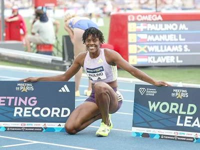 Marileidy Paulino triunfa en París con récord de la Liga Diamante y la mejor marca mundial del año