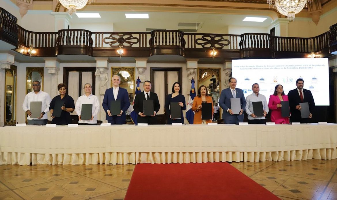 Renuevan acuerdo interinstitucional para reforzar el registro de nacimientos en el país