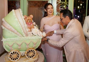 Nadia Ferreira y Marc Anthony celebraron el baby shower de su segundo hijo
