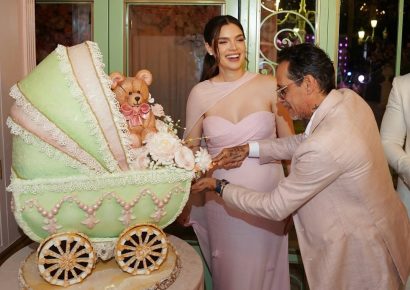 Nadia Ferreira y Marc Anthony celebraron el baby shower de su segundo hijo