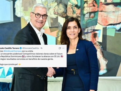Gonzalo Castillo califica de “poderoso” su encuentro con la embajadora de EE.UU.