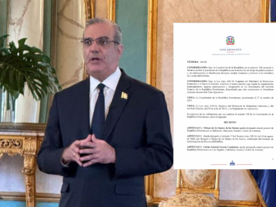 Abinader mueve fichas en el servicio exterior: nuevos cónsules en EE.UU. y Argentina