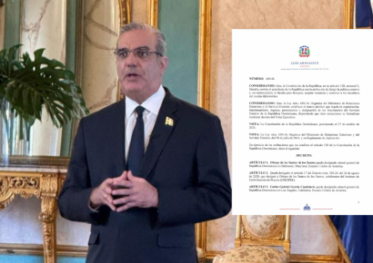 Abinader mueve fichas en el servicio exterior: nuevos cónsules en EE.UU. y Argentina