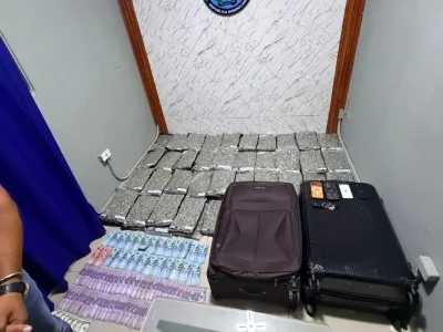 Policía Nacional apresa hombre y ocupa 69 paquetes de presunta marihuana en La Romana
