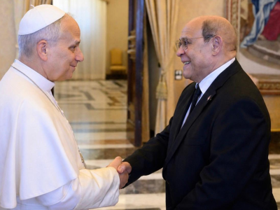 Papa León XIV recibe a Rafael Santos Badía y envía mensaje al presidente Abinader desde el Vaticano