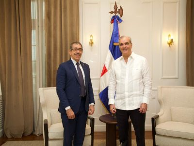 Luis Abinader recibió a Jorge Asjana David, rector electo de la UASD