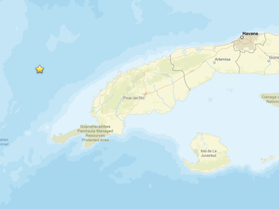 Sismo de 5,3 sacude el noroeste de Cuba como réplica del terremoto de 6,2