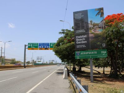 RD Vial colocó muros en peaje de Las Américas para controlar acceso al parque La Caleta